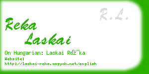 reka laskai business card